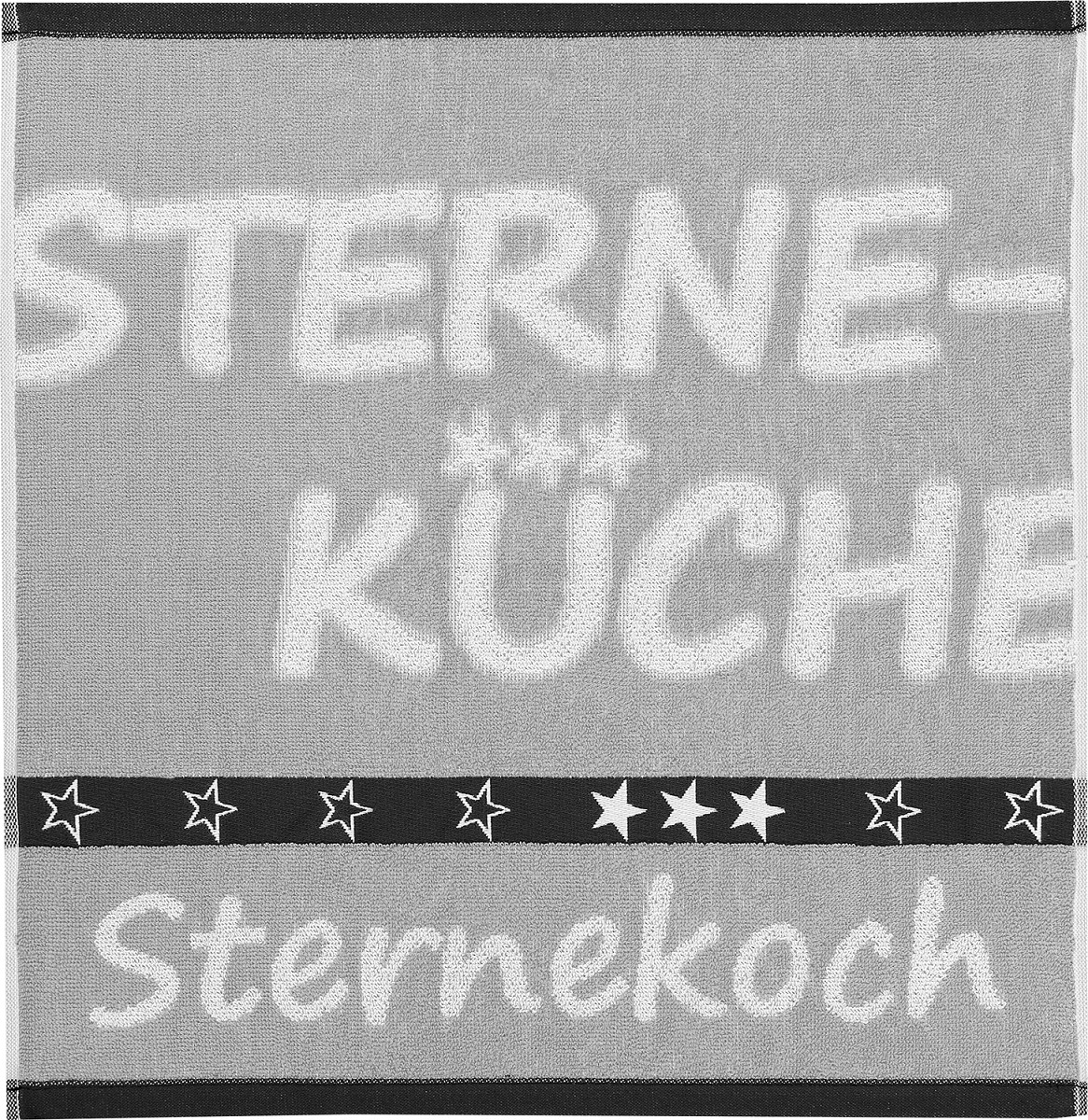 Baumwoll Frottier Küchentuch "Sternekoch"